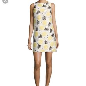 Alice + Olivia Pineapple print Clyde shift dress